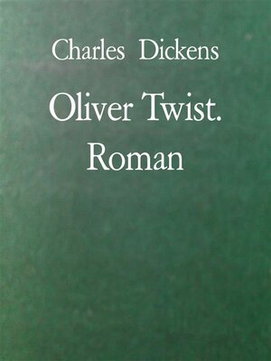cover image of Oliver Twist. Roman